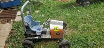 Elektrická dětská čtyřkolka, dětská kára