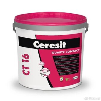 Silikonová fasádní barva Ceresit CT48 a penetrák CT16