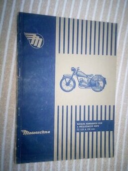 čz 125c,čz 150c-katalog náhradních dílů 1955
