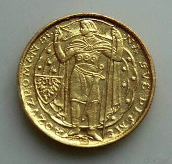 1 Dukát Milenium sv. Václava 1929 - vzácný