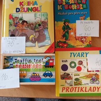 Hračky od 3 let-domino,puzzle aj.