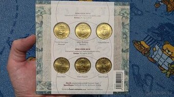 Sada 6 ks oběžných mincí 20 Kč - 2018/2019