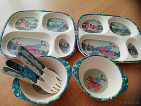 2x dětský jídelní set nový ECO plast