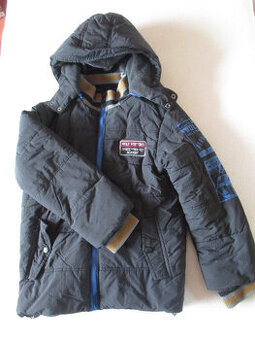 černá zimní bunda Wolf 134/140