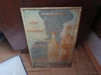 PLECHOVÁ CEDULE / REKLAMA