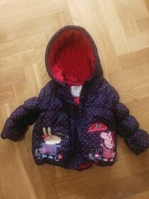 Dětská bunda Peppa Pig zn. NUTMEG, vel. 92