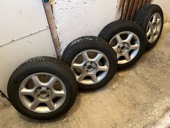 Hliníková kola originál Mazda 323 + 4x pneu