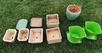 Prodám 8 ks květináče na bonsaje