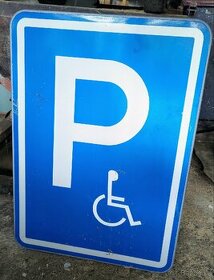 Dopravní značení - Parkovací místo pro tělesně postižené