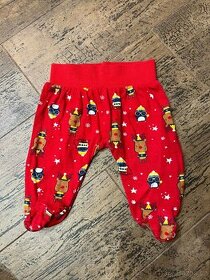 Vánoční dětské kalhoty, vel. 62 cm