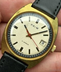Československé Retro Vintage hodinky PRIM Soudek 70 leta