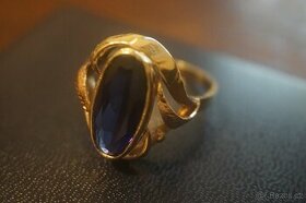 velky damsky prsten 14K zlato - 1