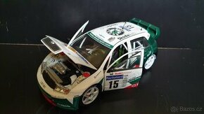 Škoda Fabia wrc 1:18 rally Top stav tovární tym Gardemeister - 1