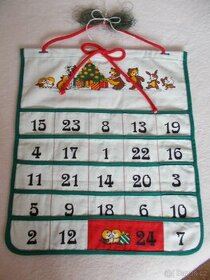 látkový adventní kalendář