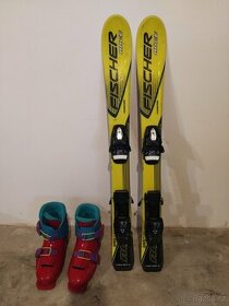 Dětské lyže + lyžáky