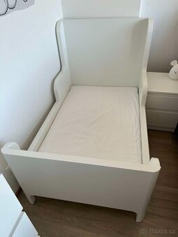 Dětská rostoucí postýlka IKEA BUSUNGE včetně matrace a prisl