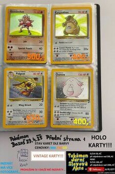 Kusové Pokémon VINTAGE karty (KARTY STARÉ PŘES 20LET)(1)