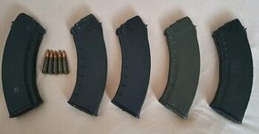 Koupím plastové zásobníky do AK47/AKM/AK103/Saiga 7,62x39