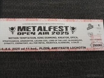 Metalfest vstupenka
