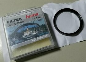 52mm předsádkové čočky a UV filtr