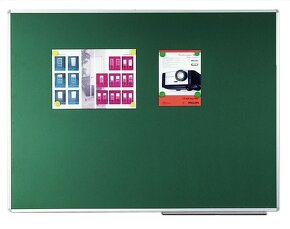Zelená tabule 100x120 cm KERAMICKÁ s odkládací lištou - 1