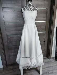 Boho svatební šaty vel.44