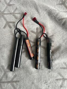 2x NiMH baterie 9,6V – VBPower 2200mAh + TopArms 1600mAh