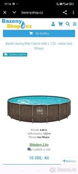Prodám bazén Swing Pools 4,88