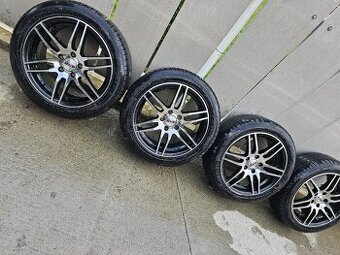 Alu 5x112 r17 Platin + pneu Vredestein