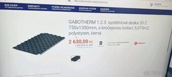 Systémová deska gabotherm