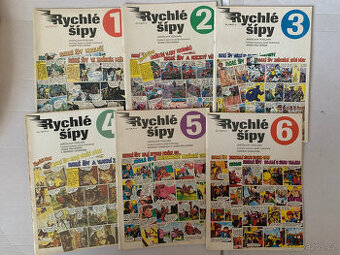 Rychlé šípy č.1 až 6 komplet vydaný 1990 – 1991