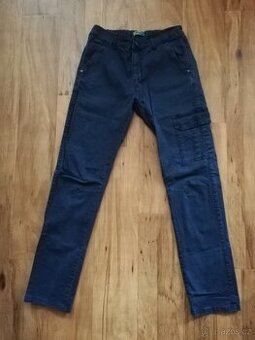 Nabízím tyto Chlapecké tm. modré Kugo kalhoty - vel. 164