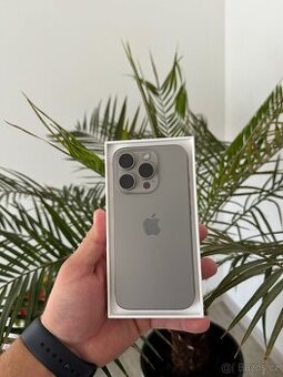iPhone 15 Pro 128GB Natural Titanium 87% TOP stav