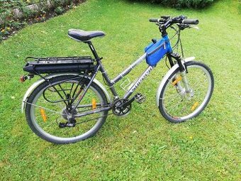 dámské horské elektrokolo, 2 baterie