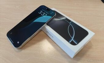 iPhone 16 PRO 128GB bílý titan ZÁRUKA + 20W adaptér