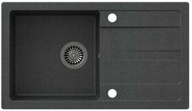 KUCHYŇSKÝ GRANITOVÝ DŘEZ STEINER VIVARO + SIFON