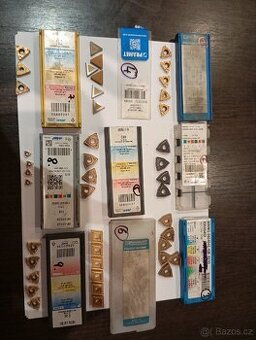 CNC obrábění, břity výměnné nové, obráběcí destičky