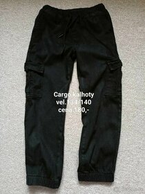 Cargo kalhoty vel.134/140