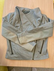 Dámská kožená bunda křivák - 1