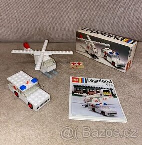 Lego set č.653 - Ambulance and Helicopter (rok 1973)