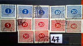 poštovní známkyč.47