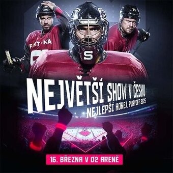 HC Sparta Praha – 1. čtvrtfinále 16.3. - 2x vstupenka