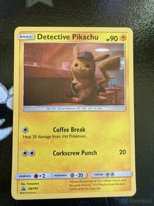Pokemon detective pikachu card