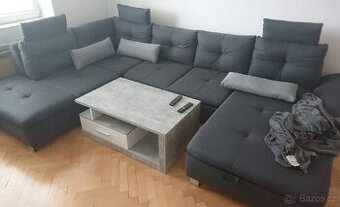 Rozkládací sedací souprava U - Rezervováno