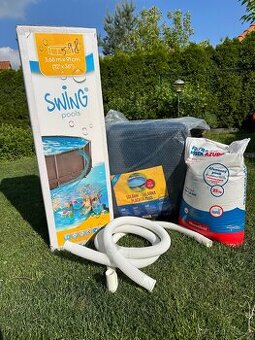 BAZÉN SWING FRAME RATAN 3,66X0,91 solární plachta nový