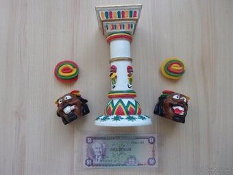 RASTAFARI, REGGAE, BOB MARLEY, JAMAJKA, ZELENÝ LIST, SKA - 1