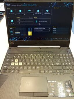 Notebook herní asus Tuf gaming přepastovaný