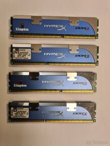 Pamět PC Kingston HyperX DDR3 4GB (2x2GB) 1600MHz CL9