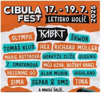 CIBULAFEST 17.7-19.7.25 permanentka