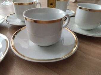 6 x retro presso šálky s talířkem